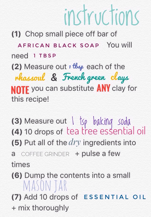 DIY | Exfoliating Make Up Remover