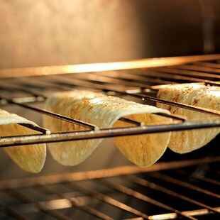 Bake tortillas to make your own crispy taco shells 