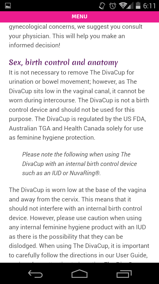 Diva Cup!?