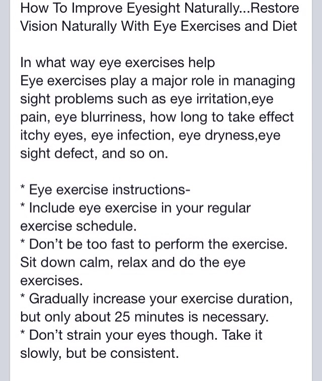 How To Improve Your Vision Naturally With Eye Exercise!!! 👓