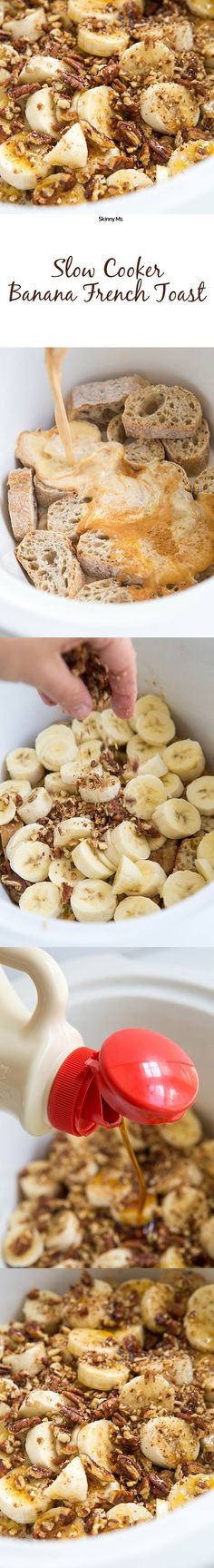 Crockpot Banana French Toast 