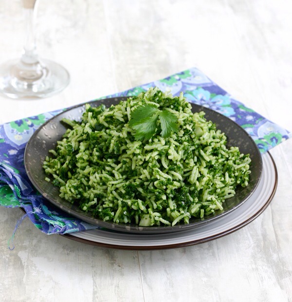 Mexican Green Rice Salad

This gorgeous green rice salad gets its color from fresh spinach, cilantro, and lime. If you like a little spice, add jalapeños for an extra kick!