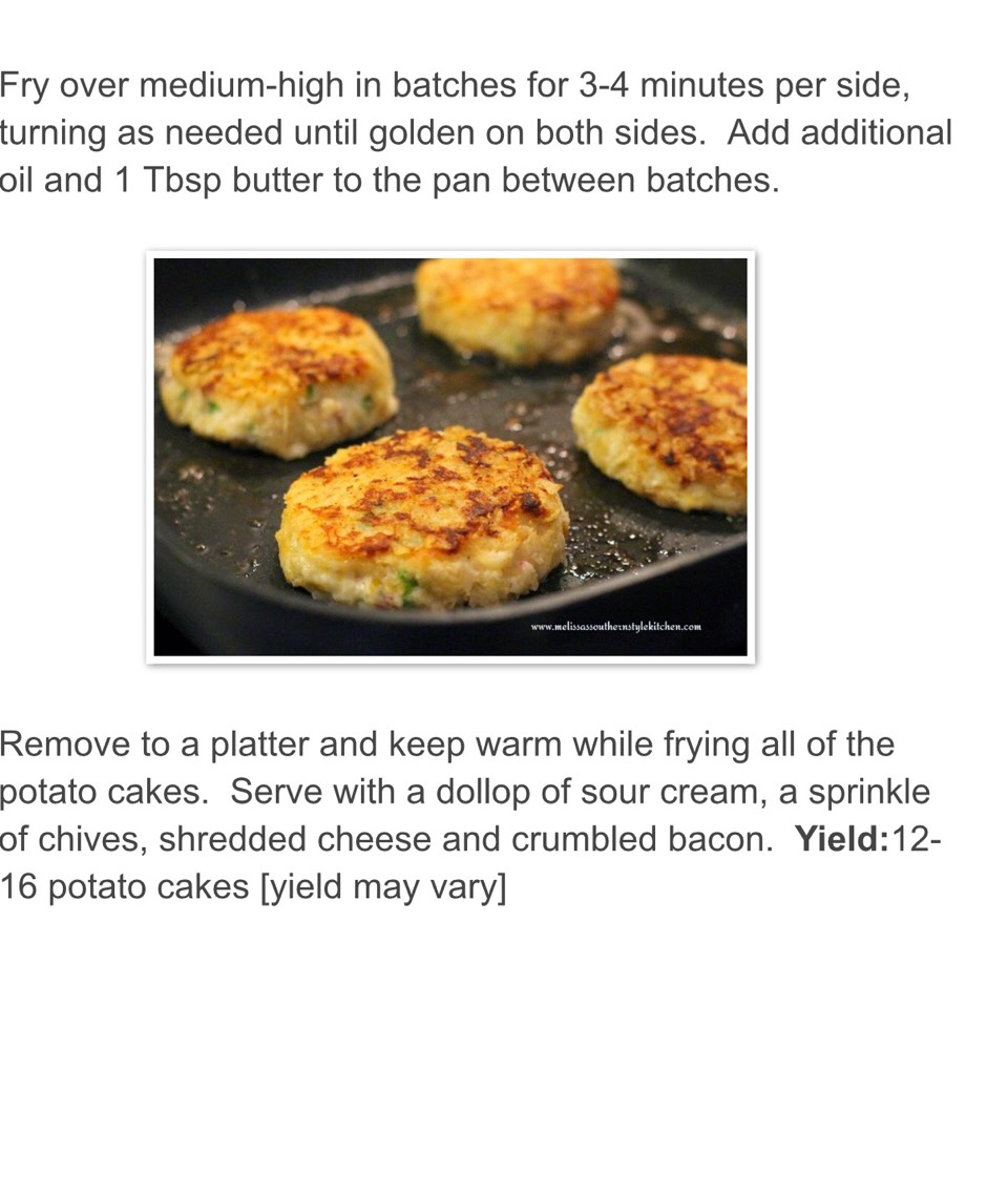 ~✨Loaded Mashed-Potato Cakes✨~ Your Mouth Will Thank You. I Promise..!