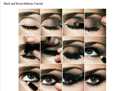 Top Ten Amazing Black Eye Makeup Tutorials!!!!!