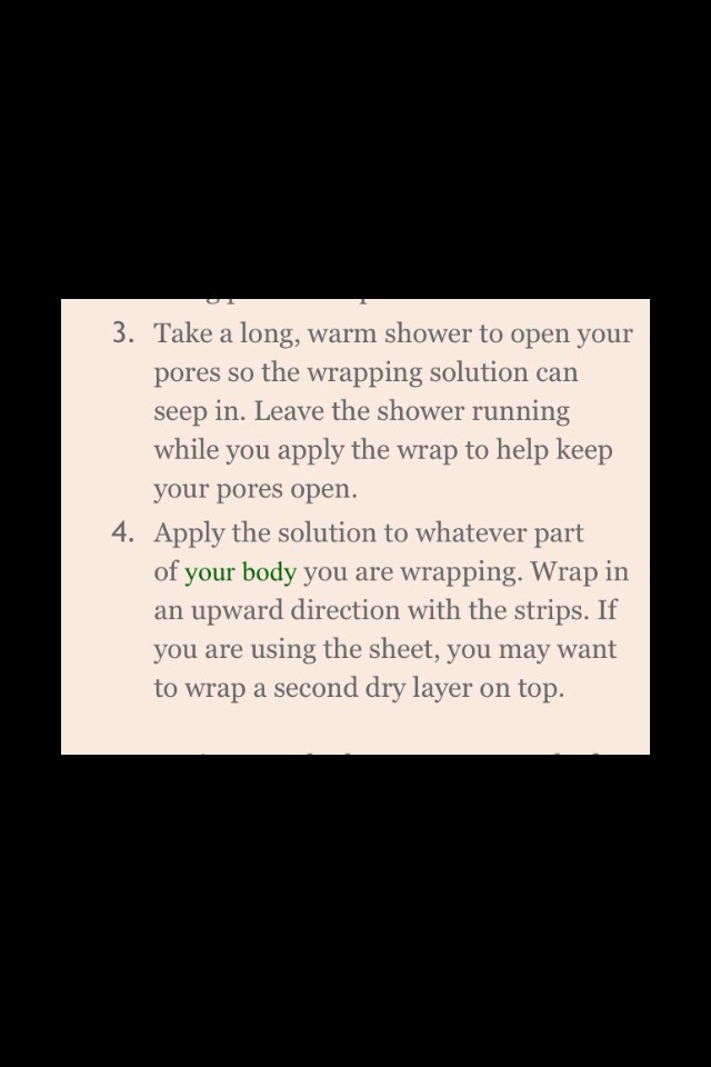 DIY Body Wrap. Lose Inches Off Your Body 