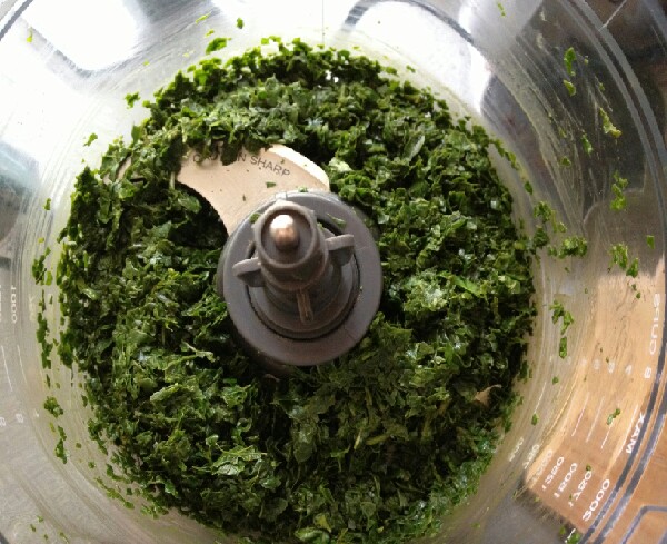 1/4 cup of tightly packed fresh basil chopped