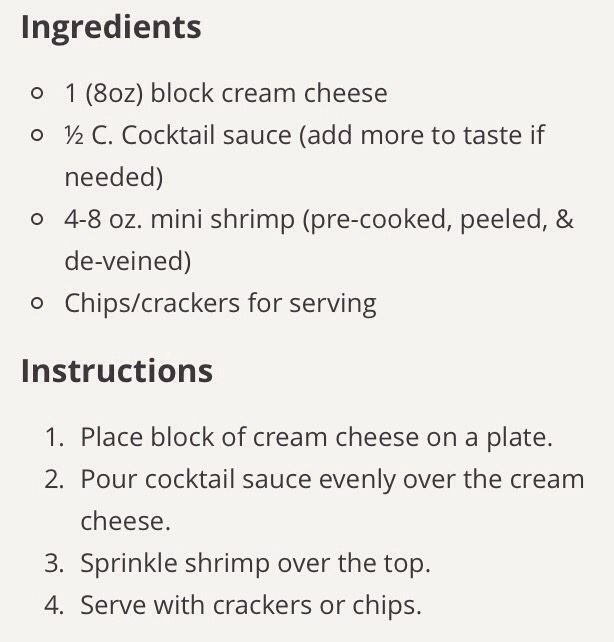 Shrimp cocktail dip #simple