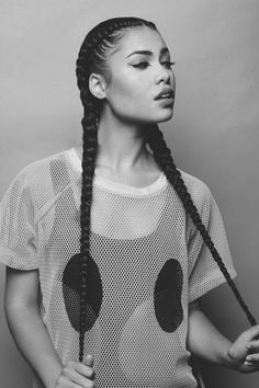 -Braid your hair and look up cute protective hairstyle to wear through out the day. 
- if you leave the braids in for 3 days you don't need to comb your hair and it's less breakage. 
- The two braids in this picture are cute and when you take it out the curlys are gorgeous.
