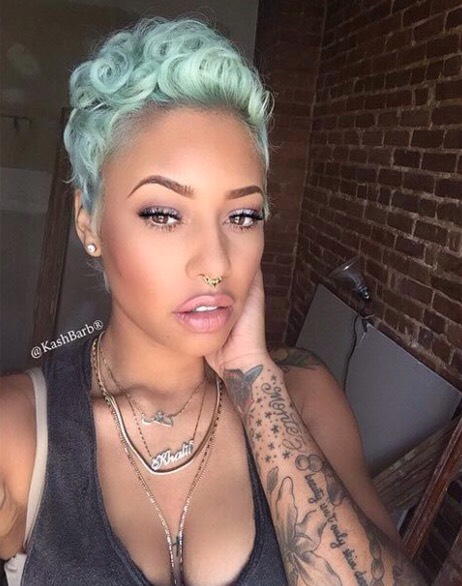 Dyed Hair on Dark Skin Girls / Colored Hair on Darker Skin