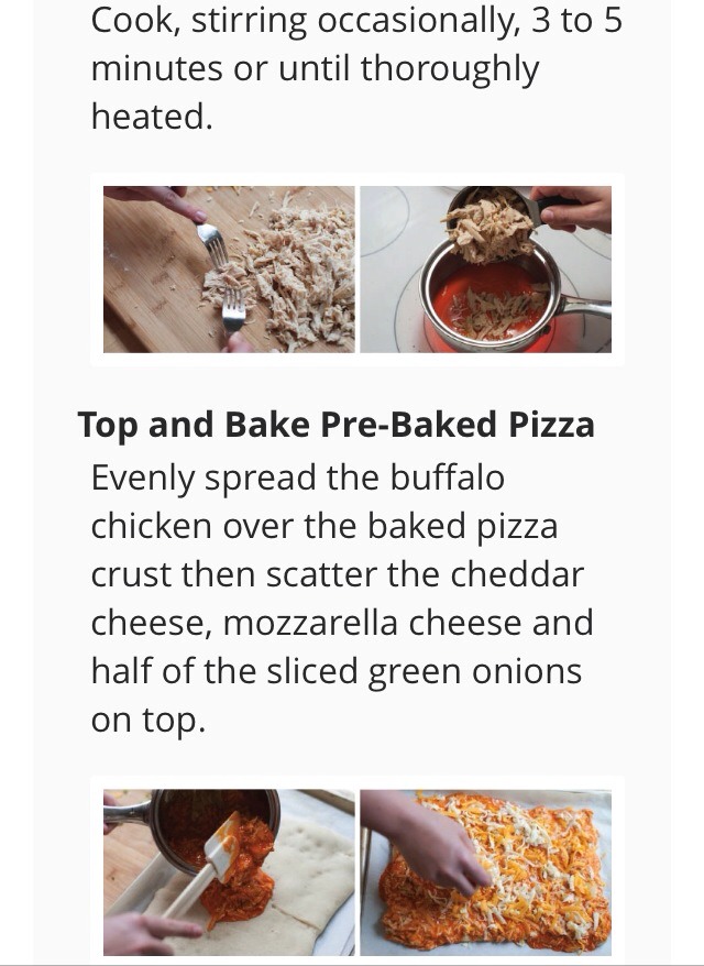 ❤️ Buffalo Chicken Pizza Slices 🍕