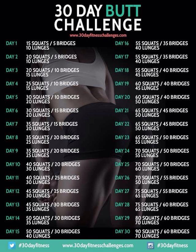 30 Days Booty Challenge