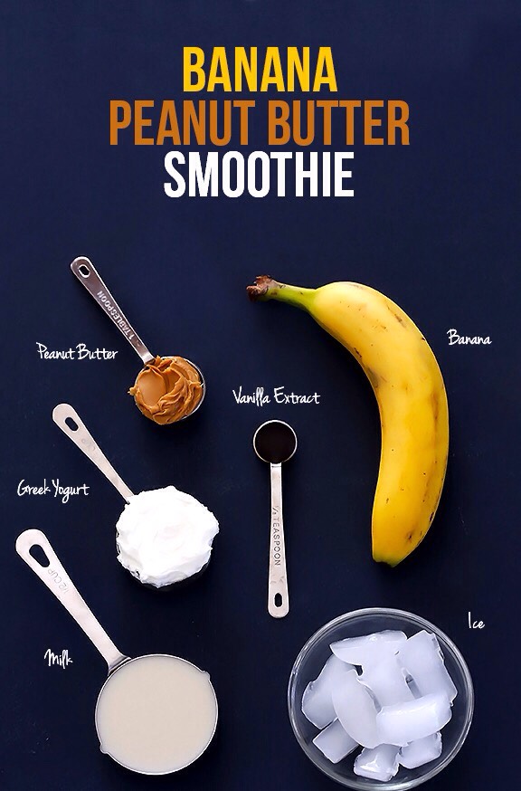 Banana Peanut Butter Smoothie!! 