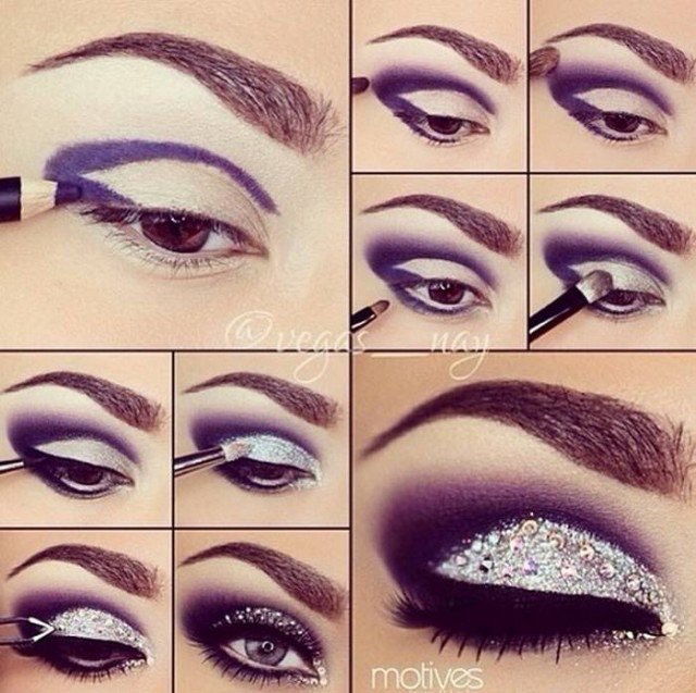 Glitter Eyeshadow Tutorials🐚