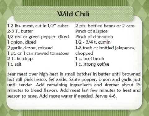 Recipes! Recipes! Recipes!