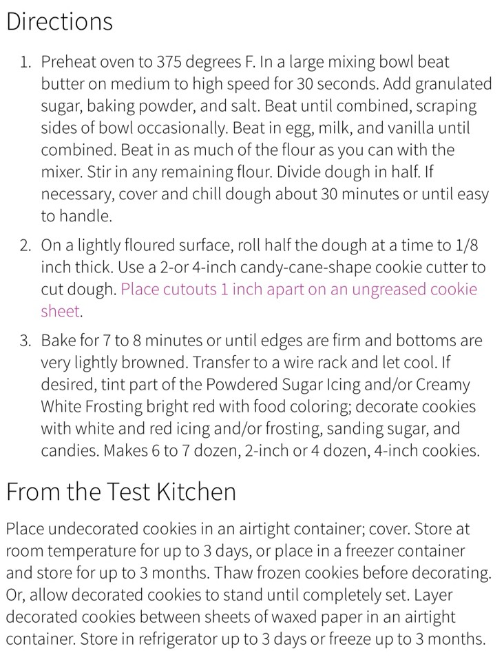 Candy Cane Sugar Cookies For Christmas! 😍❤️👍🏻