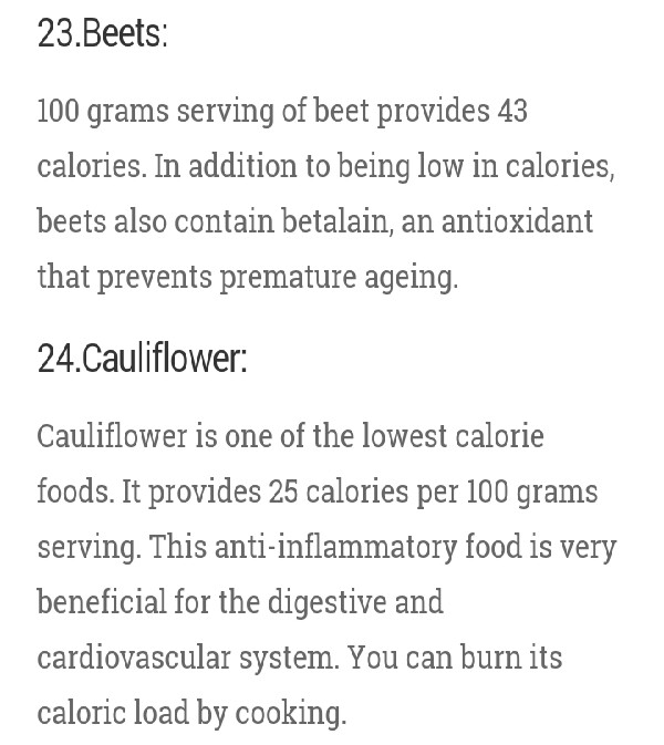 25 Zero Calorie Foods!