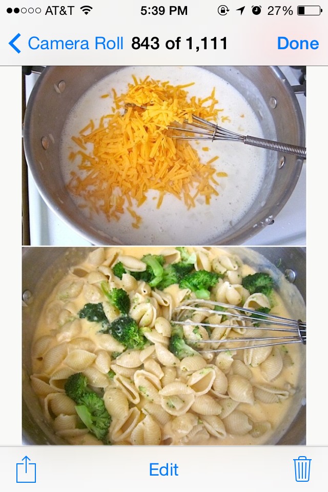 ✨✨Broccoli Shells And Cheese So Good!!✨✨