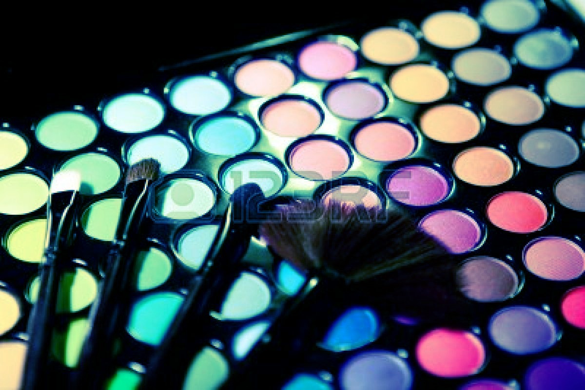 Mix any color of eye shadow with your clear nail polish in a dish of your choice. 