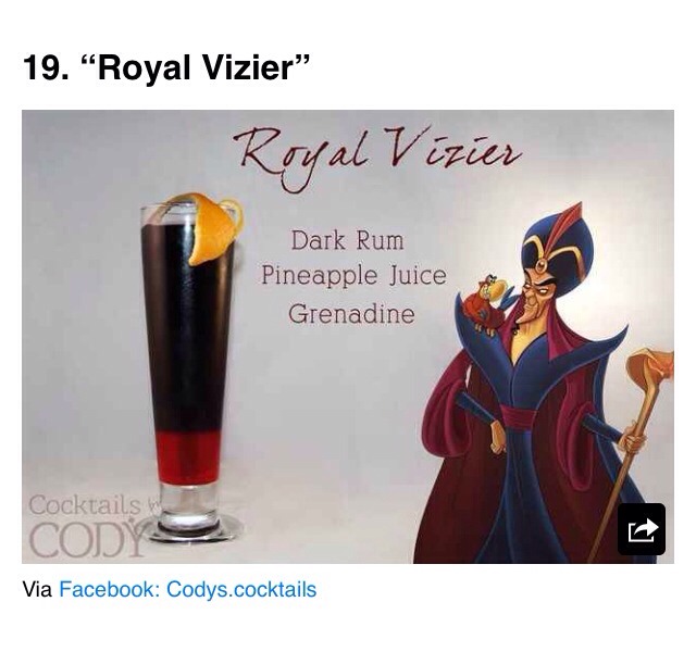 Disney Inspired Cocktails Pt.2