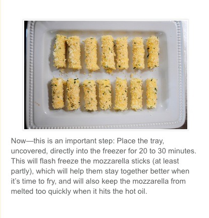 Mozzerela Sticks Recipe!!!
 