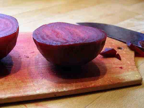 4. A beetroot slice:

