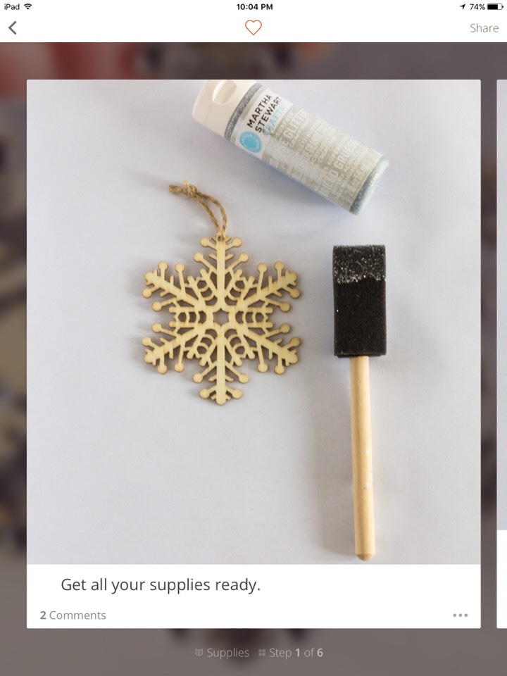 How To Make Sparkly Glitter Snowflake Ornaments! 😃❤️👍🏻