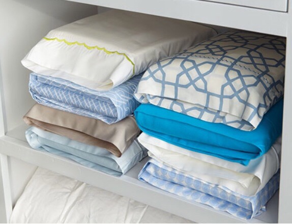 2) store bed linen sheets inside pillow cases. No more looking for the matching set (looks pretty nice too)