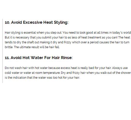 Control Hair Fall ♥