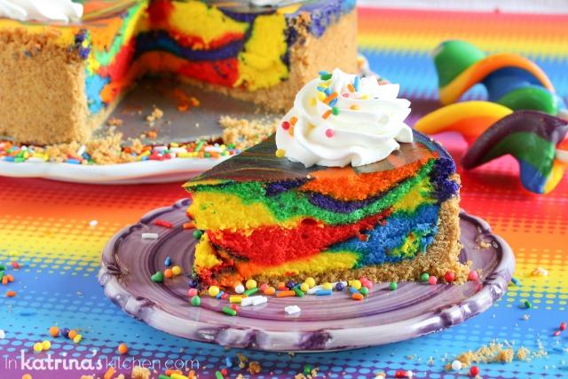 Rainbow Cheesecake 