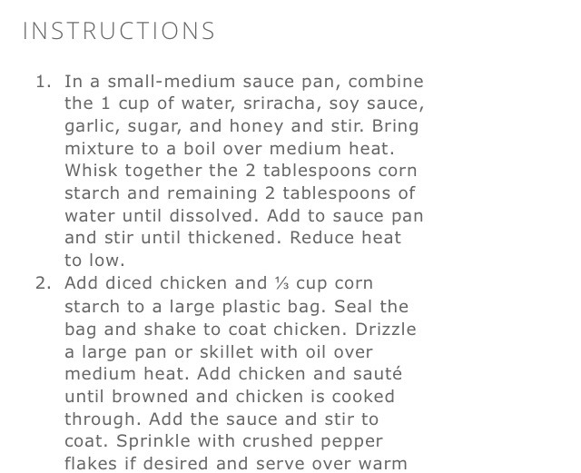 Honey Sriracha Chicken W/ Rice!