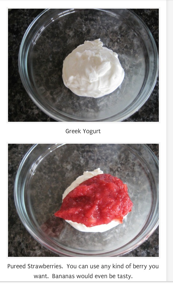 Strawberry Yogurt Bites--Great Healthy Snack!
