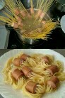 "FUN" Spaghetti and hot dogs kids will love!