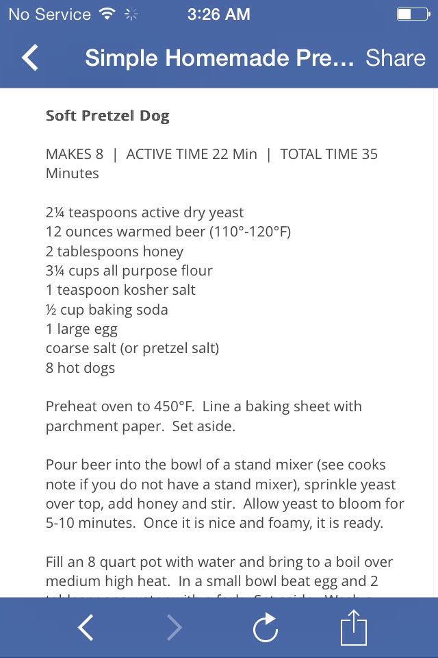 Simple Homemade Pretzel Dogs