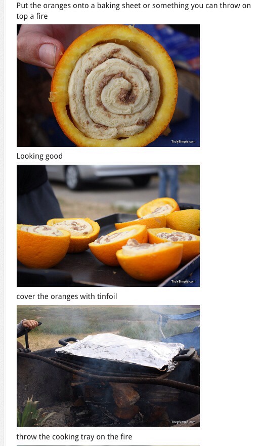 " Campfire Cinnamon Rolls"😋
