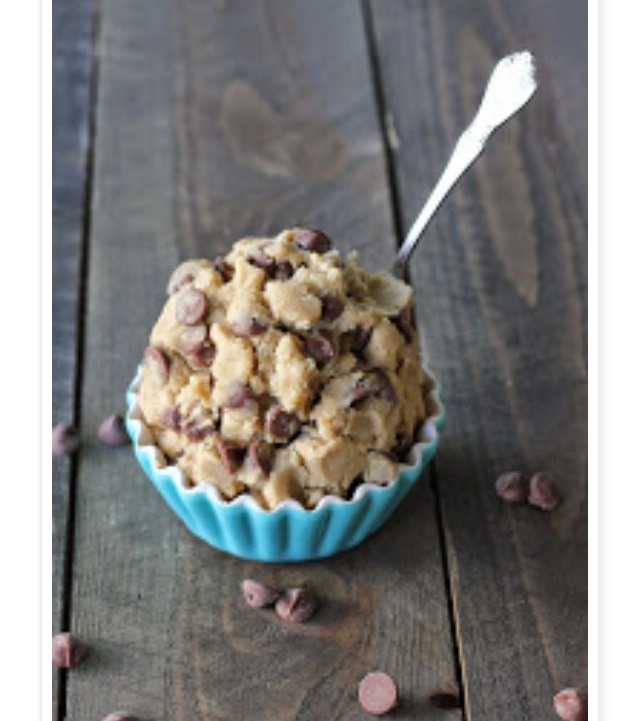 Edible Cookie Dough! No Baking Required :)