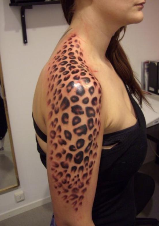 Beautiful Leopard Print Tattoos For Women!!