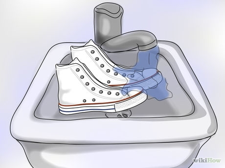 Rinse again under cool water when done. This is not strictly necessary, but you can check on your progress and avoid getting baking soda or vinegar all into your washing machine
