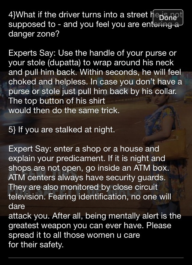 Safety Tips For Women! Must Read! 👍😘