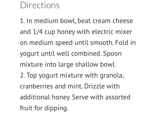 💜Crunchy Cranberry Almond Greek Yogurt Fruit Dip!💜