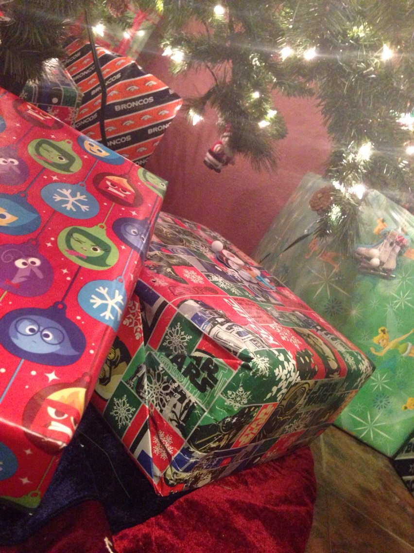 Put personalized wrapping paper to make everyone included (it also makes handing them out easier)