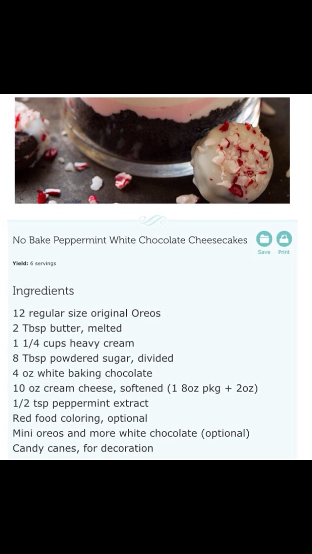 No Bake Peppermint White Chocolate Cheesecake 
