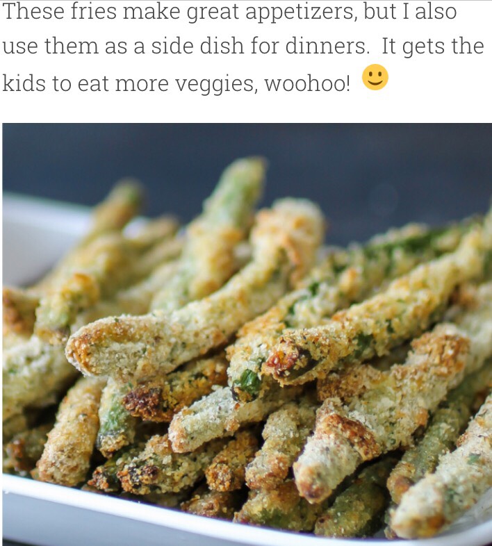 Crispy Baked Green Beans Fríes 💯