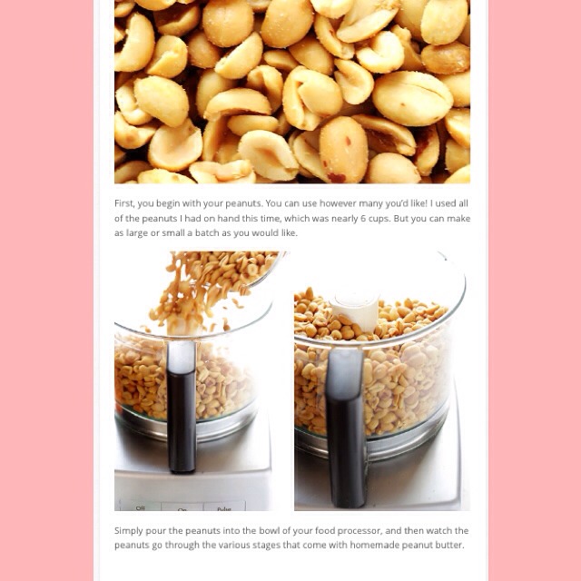 Homemade Peanut Butter