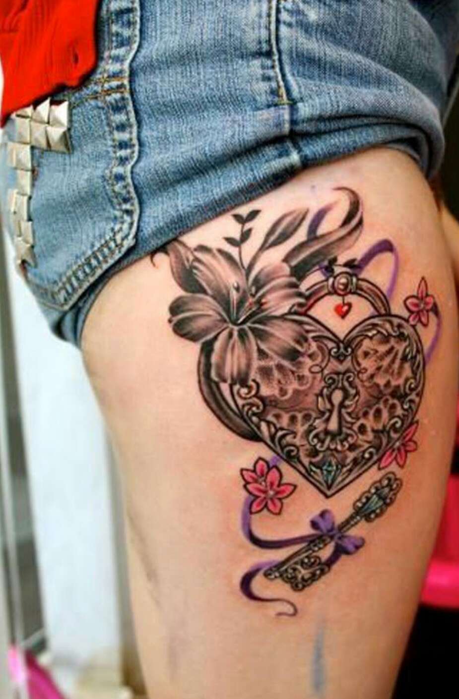    Lock And Key Tattoos!!!!