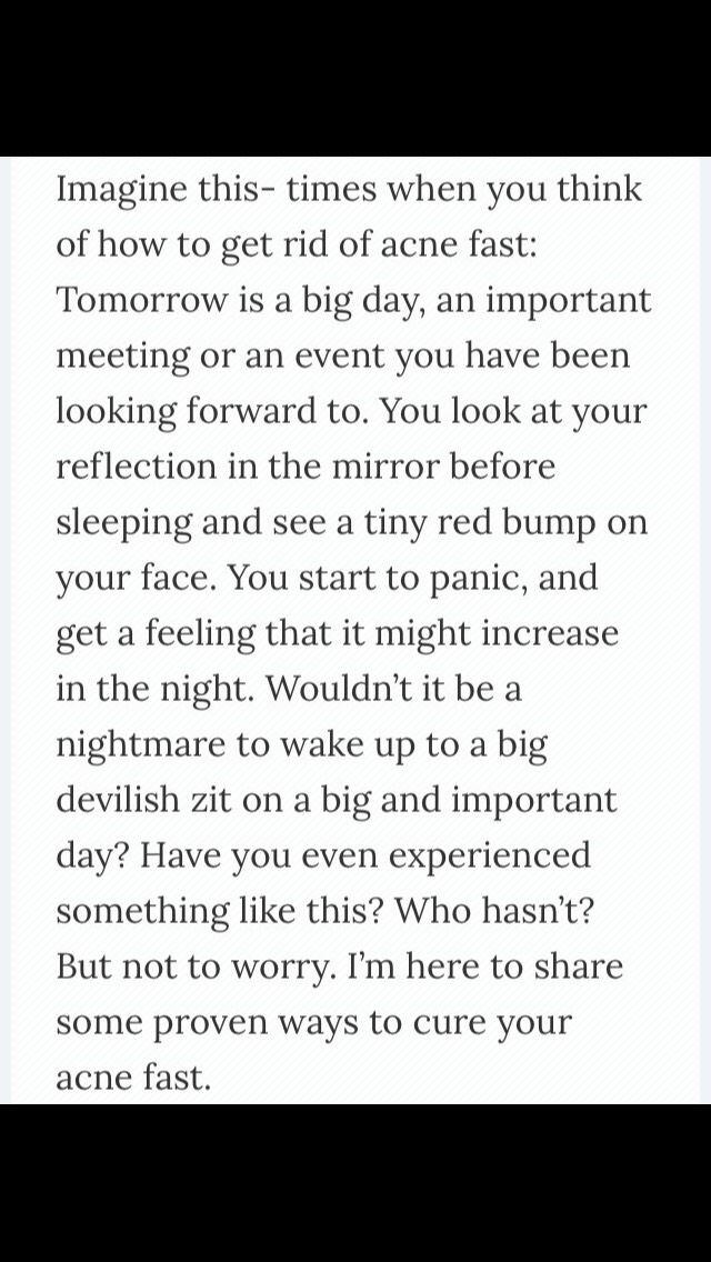 Get Rid Of Acne Overnight πΈπ