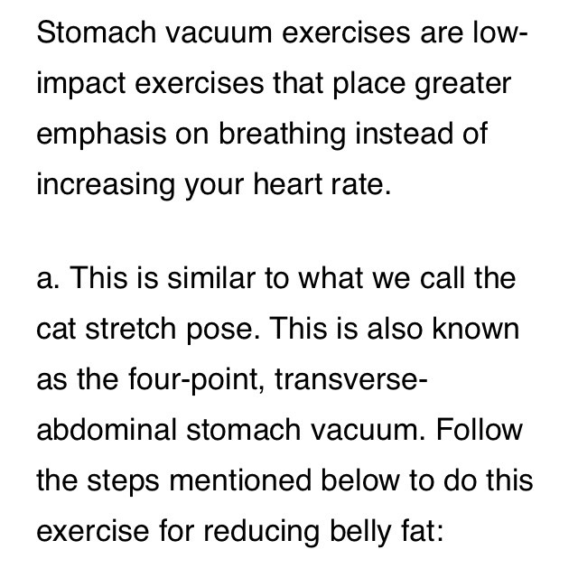 Best Stomach Weight Loss Exercises