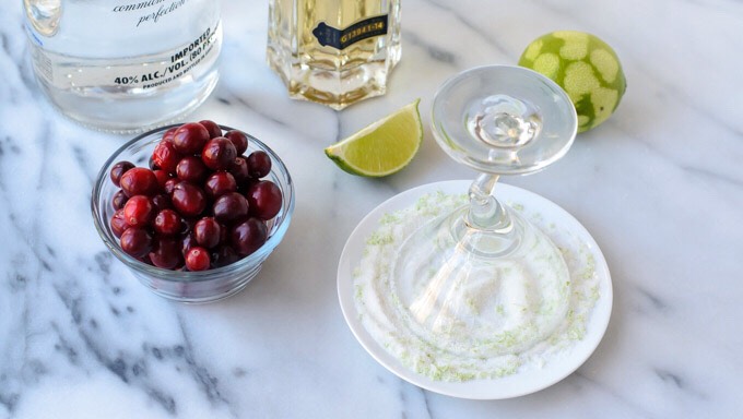 ST. GERMAIN CRANBERRY COCKTAIL