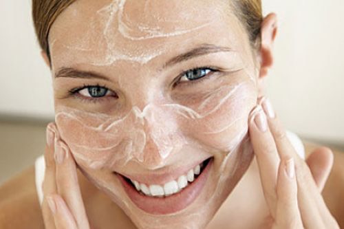Scrub
2-3 tsp baking soda-a little warm water
Mix 2 make a paste & apply as usual
Scrub
1 tbs ground oatmeal-1tsp lemon juice-2tsp yougurt
Combine in a small bowl and apply as usual