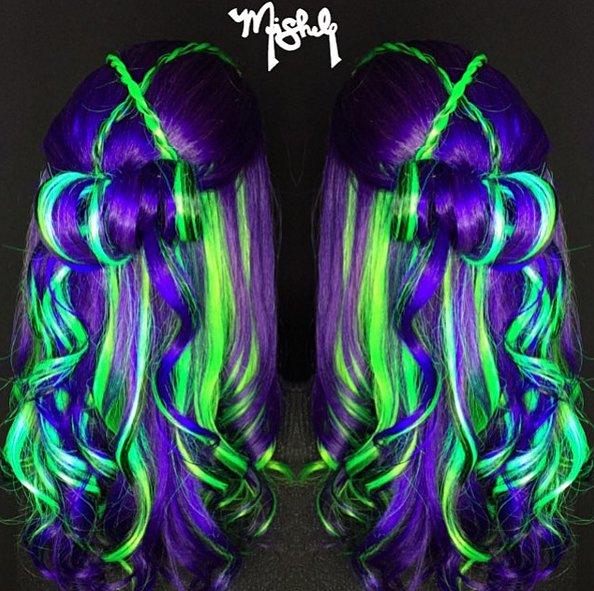 Glow In The Dark Rainbow Hair For 2016 & How To Get It!