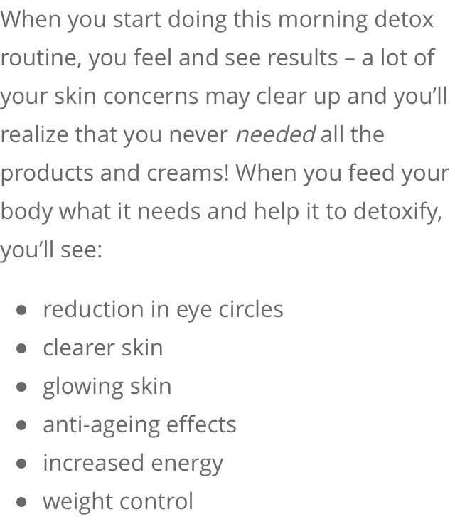 🍋21 Day Morning Detox Routine🍋